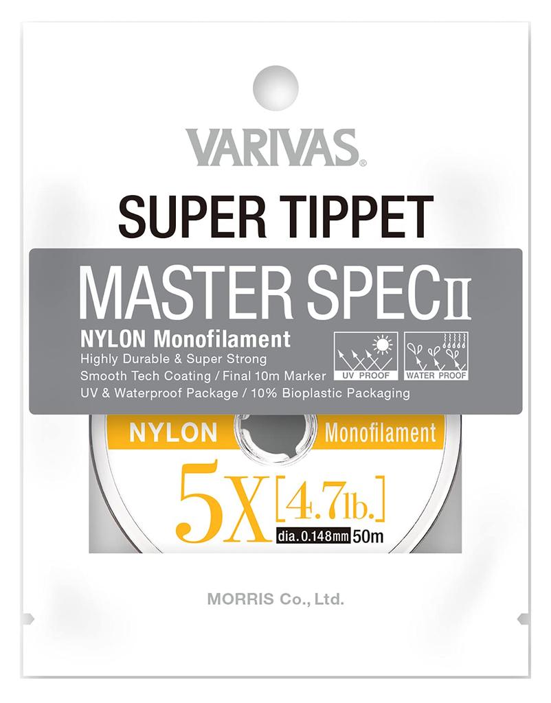 VARIVAS Super Tippet Master Spec II Nylon 5X 50m Natural 4.7LB