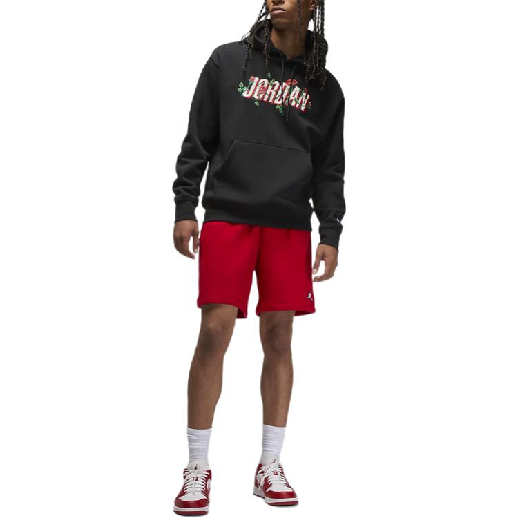 Jordan Sweatshirts Men's Black Hooded Moderate Regular FD0597-010