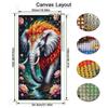 Elephant Large Size Diamond Painting Animals Diy Full Square Round Drill Rhinestone Embroidery Mosaic Cross Stitch Kits Wall Decor
