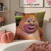 Cartoon BBoonie BBears Cushion Cover Pillowcase Short Plush Invisible zipper Room Sofa Cushion Cover