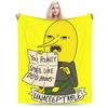 Lemongrab  Stuff Blankets Ultra-Soft Flannel  Throw Blanket Cozy Rug Piece