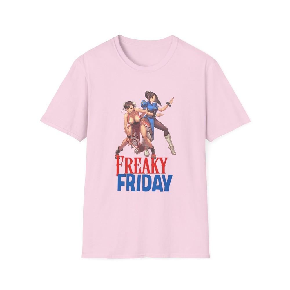 Chun-Li and Mai Shiranui Tee, Gamer Shirt, Freaky Friday Unisex Softstyle T-Shirt