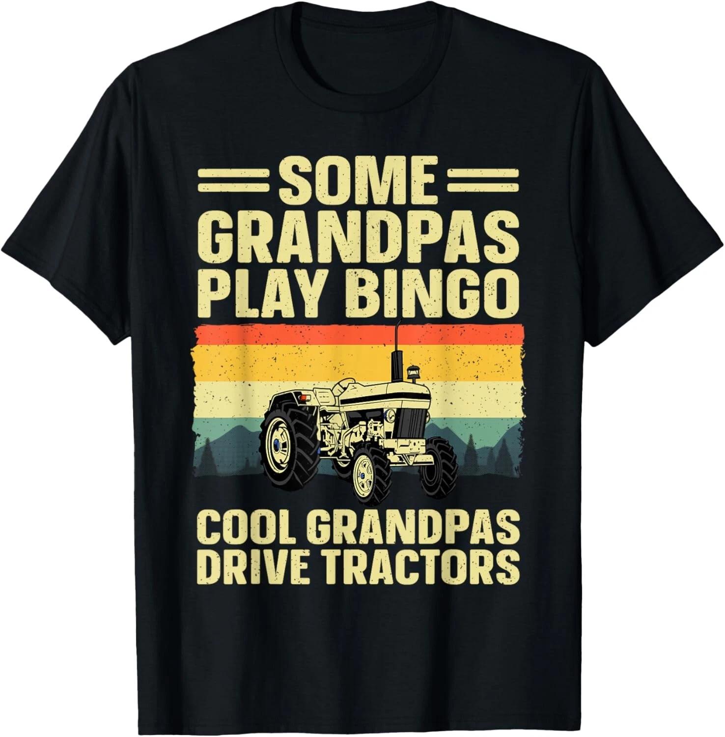 Cool Tractor Art For Grandpa Men Farming Farmer Farm Tractor Gift Unisex T-Shirt 3XL