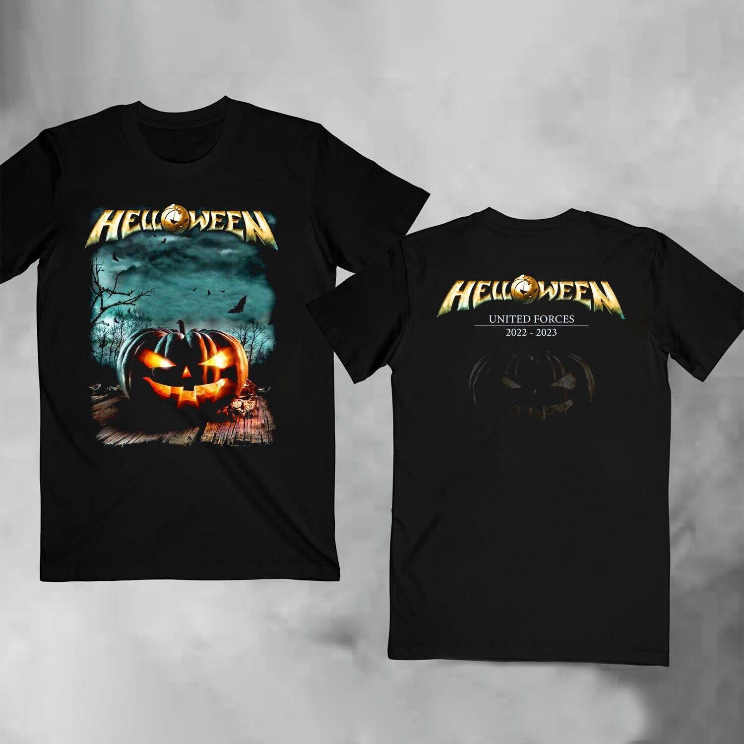 Helloween United Forces Tour 2023 Двусторонняя футболка Подарок для фанатов S