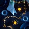 1pc 2m/78.7in 20led Simulation Golden Leaf Decoration String Lights, Birthday Party Ramadan Christmas Festival Decoration String Lights