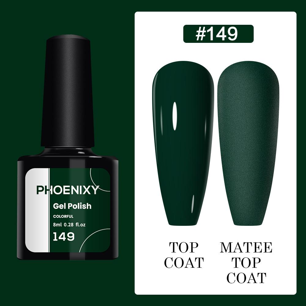PHOENIXY 60 Colors UV Gel Nail Polish 8ML Gel Nail Polish Soak Off Glitter Gel Polish Gel Nail Varnish Nail Polish Gifts Set for Women Salon