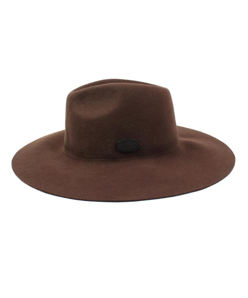 Yunibeosyeolkemiseuteuli Black Metal Long Wool Fedora Br Metal Long Fedora