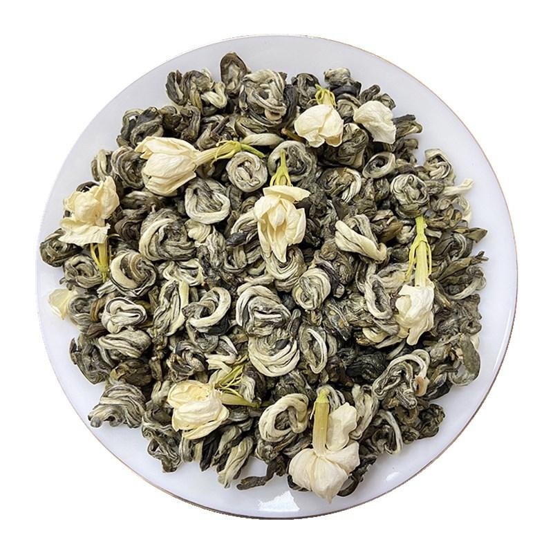 New Tea Guangxi Hengxian Jasmine Tea Snow Snail Manufacturer Bulk Snail Jade Snail King Wholesale Green Tea Jasmine Fragrant Tablets