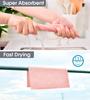 Microfiber Cleaning Cloth Roll - Tear-Away Reusable Microfiber Paper Towels, Lint-Free, Washable, 20 Sheets for Kitchen, Dishes