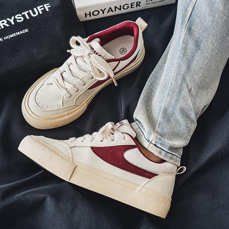 Fashion 2025 New Men's Low Top Niche Design Thick Soled Casual Shoes Fashion Trend Versatile Mesh Breathable Comfortable Chunky sneakers