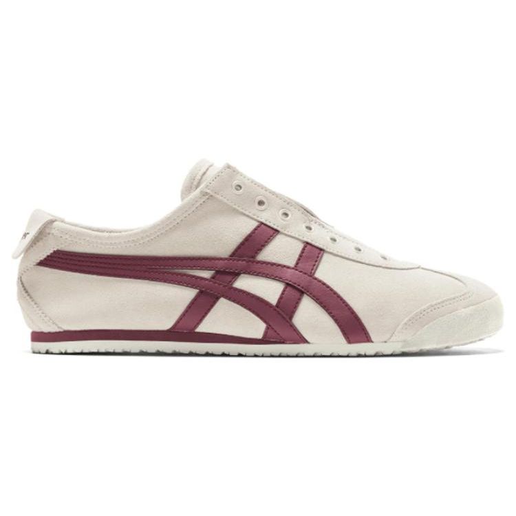 Onitsuka Tiger Unisex Mexico 66 Slip‑On Birch Dark Cherry 1183B782‑201