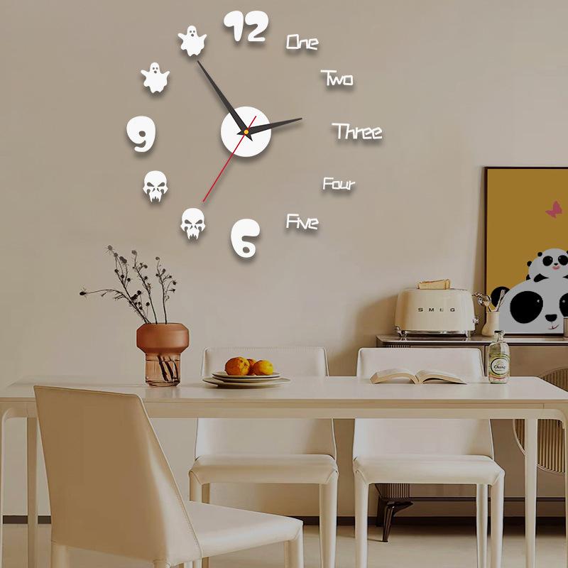 European Style Luminous Silent Wall Clock - Modern High-End Bedroom Decor