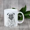 Pug - cup with a dog, personalized cup with a print, a classic gift for everyone from the Art-Dog brand
