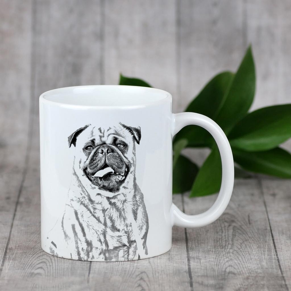 Pug - cup with a dog, personalized cup with a print, a classic gift for everyone from the Art-Dog brand