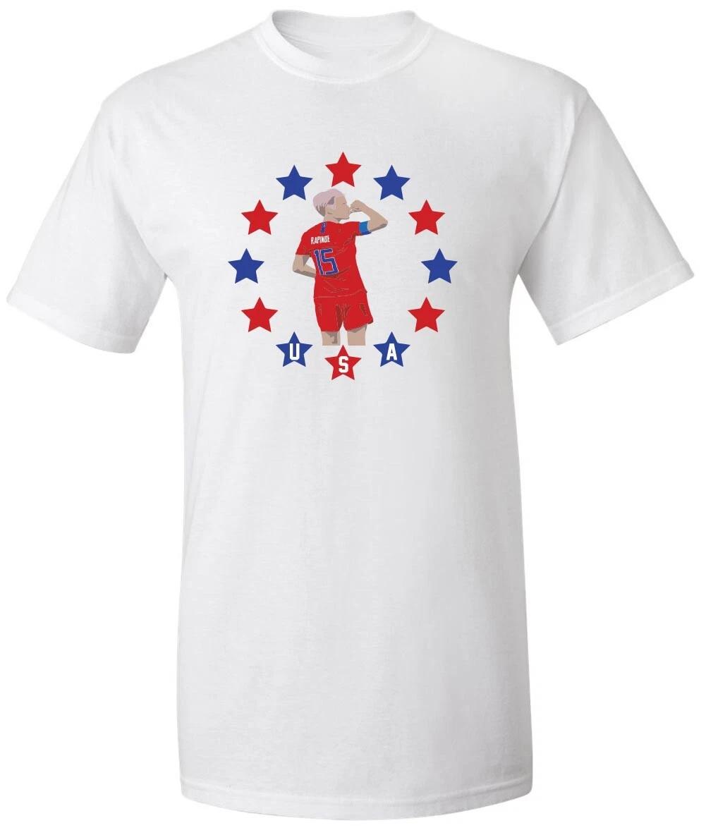 Megan Rapinoe USA Womens Soccer USWNT World Cup USA T-Shirt XXL