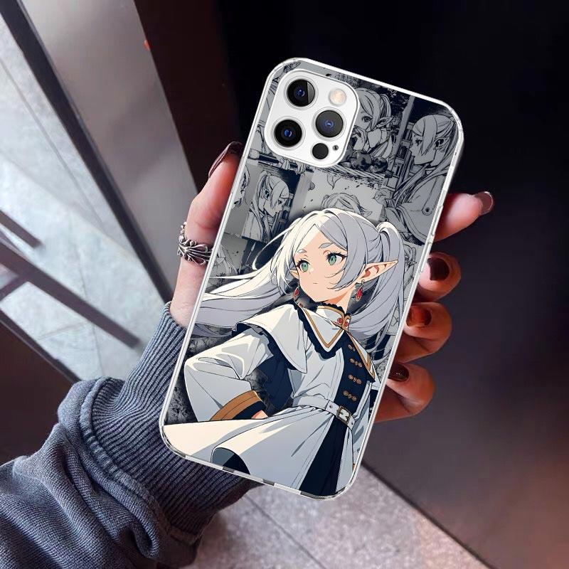 Custodia per Telefono Frieren Oltre la Fine del Viaggio Per iPhone 17 Air 11 13 Mini 14 15 Plus 16 12 Pro Max 16E SE 7 8 Modello Morbido TPU Posteriore Co