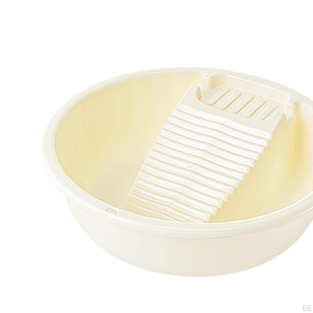 Convenient, Space-saving Washboard with Soap Holder for Towels, Pet Clothes, T-shirts, And More.