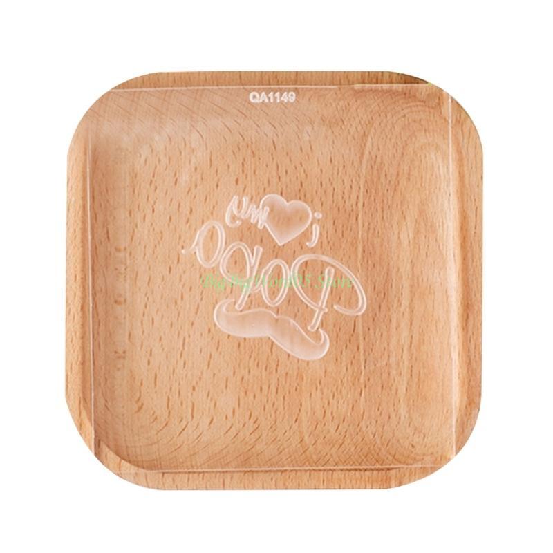 24TE Fondant Baking Happy Fathers Day Embosser Stamp Mold Cake Stamps Decoration