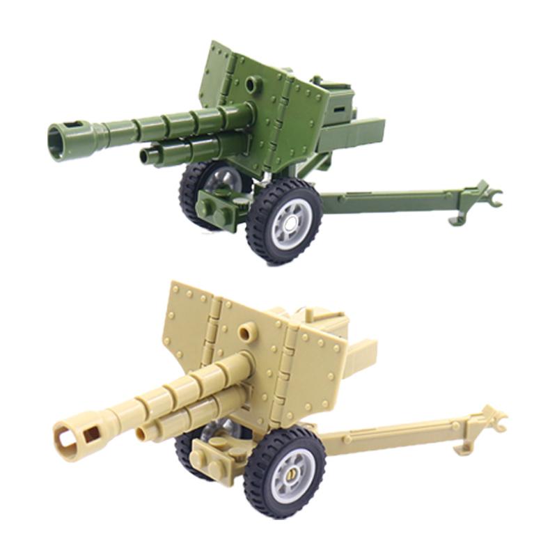 MOC Military Building Block Set Weapons War Army Accessories Soviet Army Characters Cannon Carts Launchers Tents Block Bricks Gift Presents Toy