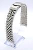 Jubilee Silver 22mm Stainless Steel Bracelet with Curved Links for SKX 007 009 011 [BASIS+] 5-Link