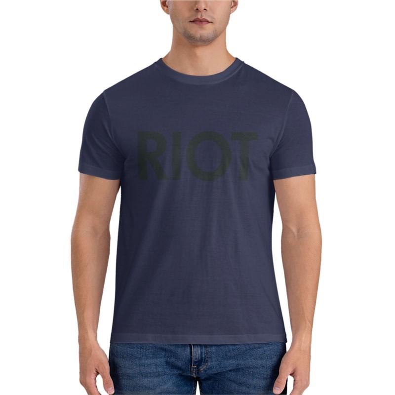 

men t-shirt Riot (black) Classic T-Shirt funny t shirt sports fan t-shirts mens graphic t-shirts pack men t shirts summer 4XL