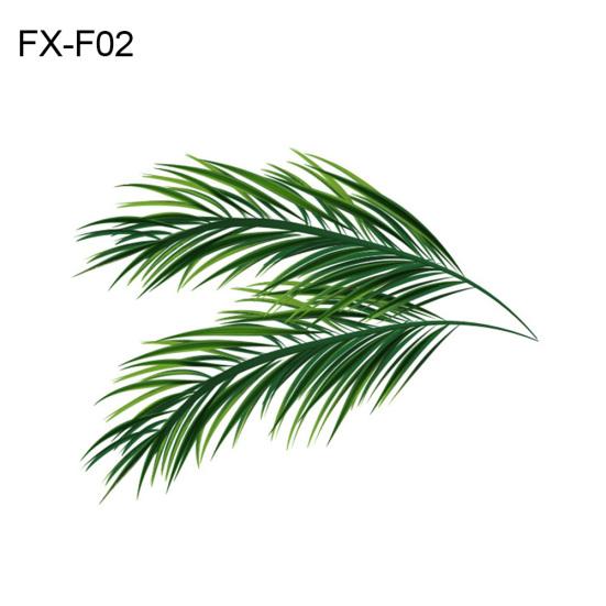 

Тропические растения листья съемная настенная наклейка гостиная фон FX-F02