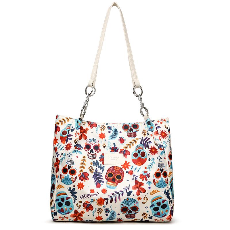 

Холщовая многоразовая сумка для покупок большой вместимости белый