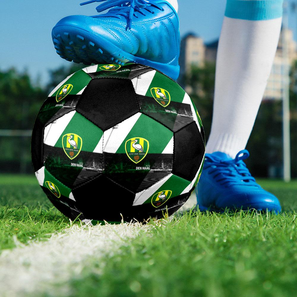 1pc ADO Den Haag Soccer Ball Size 5 Indoor Soccer Ball Fashion Colorful Backyard Game - Great For Sports Fans Gift HE6