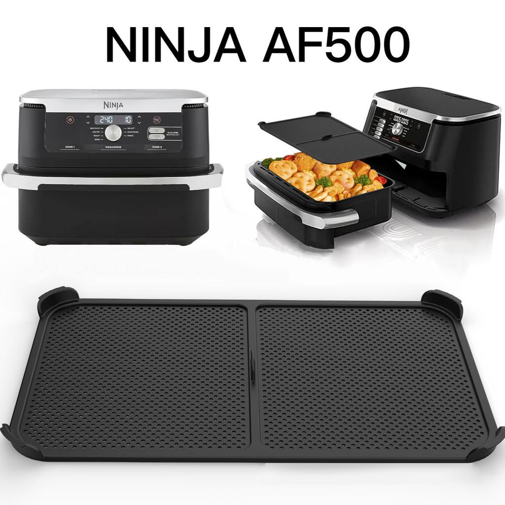 Air Fryer Sıçrama Koruması Yeniden Kullanılabilir Silikon Airfryer Sıçrama Pedi Etkili Yağ Sıçrama Kalkanı Ninja AF500 için Pişirme Aksesuarları