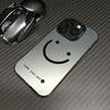 Lachende Wangen Galvanisiert Silber IMD Handyhülle Für iPhone 17 16 15 14 13 12 11 Pro Max 17 Air 16E X XS XR Matt Bumper Abdeckung