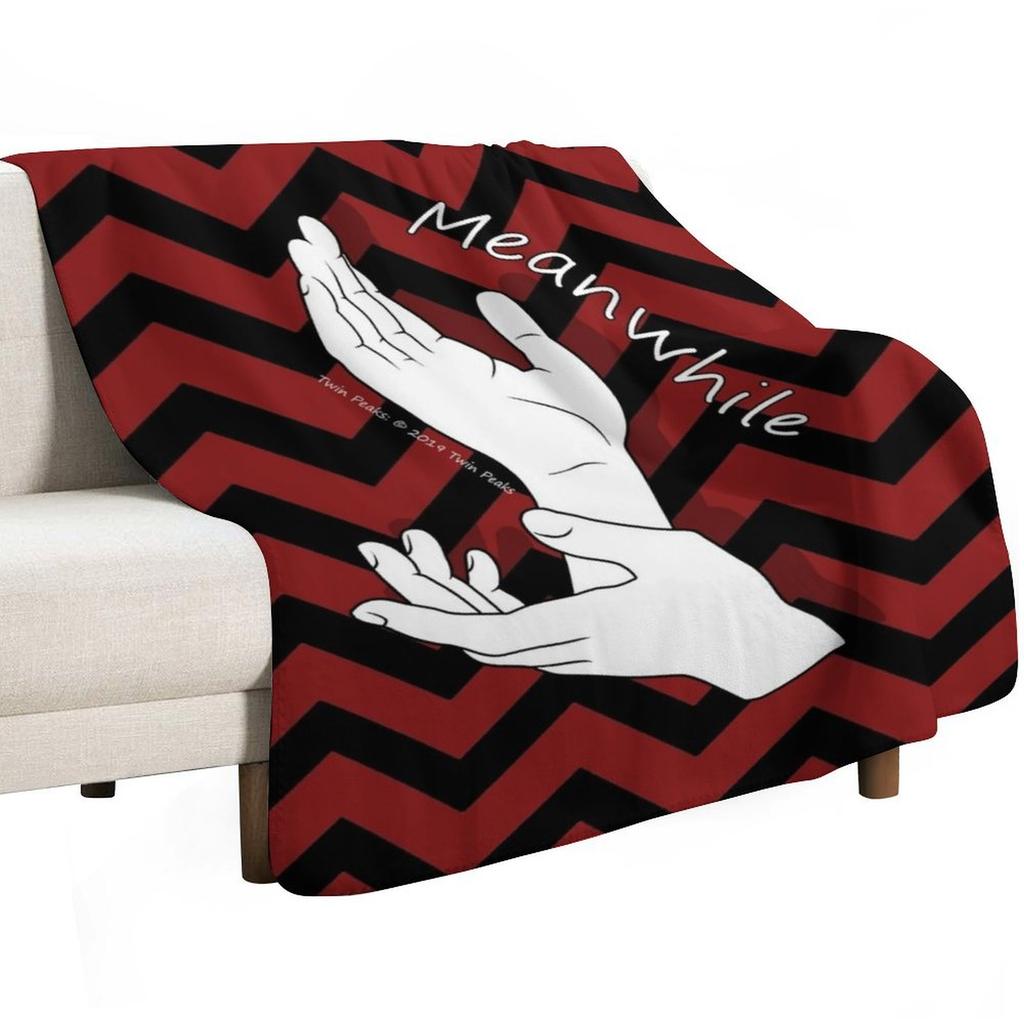 Twin Peaks Plaid Morbido Plaid Peluche per Divano Sedia