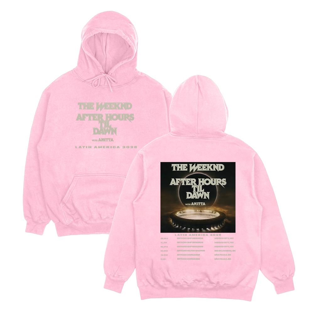 TheWeeknd Latin America 2026 Tour Hoodies Graphic Clothing Hip Hop Gothic Unisex Streetwear Long Sleeve Sweatshirt Hoody Y2K