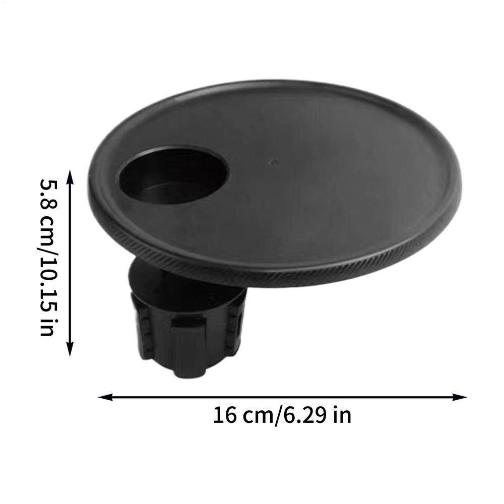 

Cup Holder Table for Car Expander Mount Adapter with Adjustable Base Food Tray for Car for Truck Vehicle Automotive Passenger чорний
