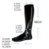 Mid-Calf Latex Five-Finger Socks - 3D Design, Perfect for Matching Sexy Latex Outfits