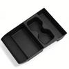Car Organizer Tray for Hyundai For Santa For Fe 2025-2026 Console Area For Featuring Built-in Cup Holder and TPE Design