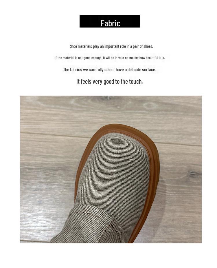 Stylish Women's Thick-Soled Martin Boots - European & American Design, Spring/Autumn 2024