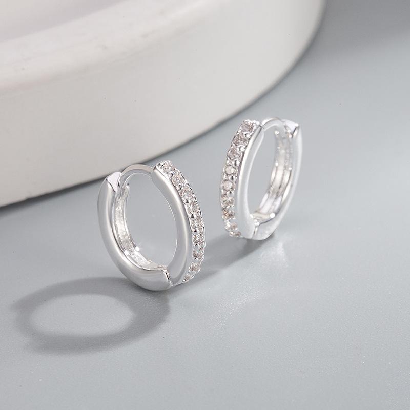 Manșete Elegante pentru Urechi cu Diamante Placate cu Aur de 18K pentru Bărbați și Femei