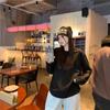 Women Spring Autumn Long Sleeve O Neck Solid Color Pullover Loose T Shirt Blouse Top
