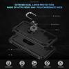 For Samsung Galaxy A16 5G/A16 4G Case PC+TPU Phone Cover with Rotary Ring Kickstand