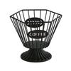 Large Capacity Coffee Capsule Holder Multi-functional Space Saving Metal Coffee Display Basket High Quality