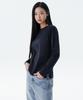 MUSINSA STANDARD WOMAN Women'S Relaxed Crew Neck Long Sleeve T-Shirt [Dark Navy]