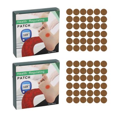 72pcs Health Regulating Patch Enhance Meridian Flow Urinary Frequency Relief Body Slimming Blood
