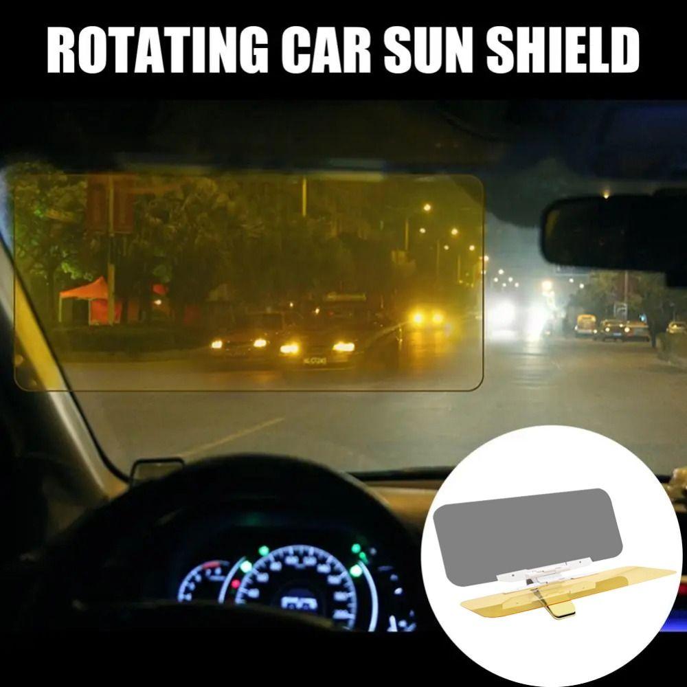 High-Transparent 2 in 1 Car Sun Visor Dual Use Night Driving Shield  Day Driving