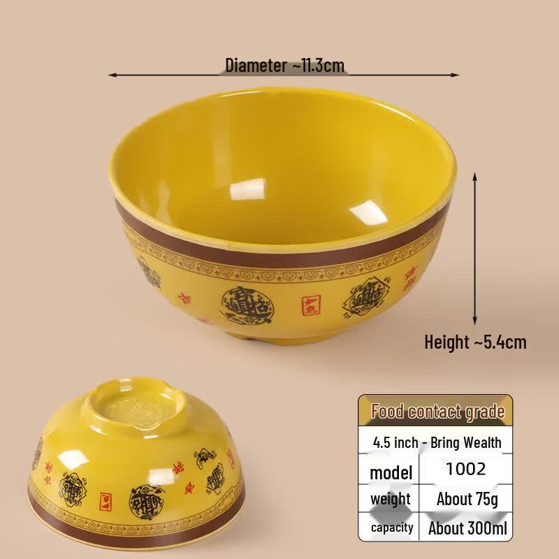 Qiwei 10 шт. Коммерческие меламиновые миски