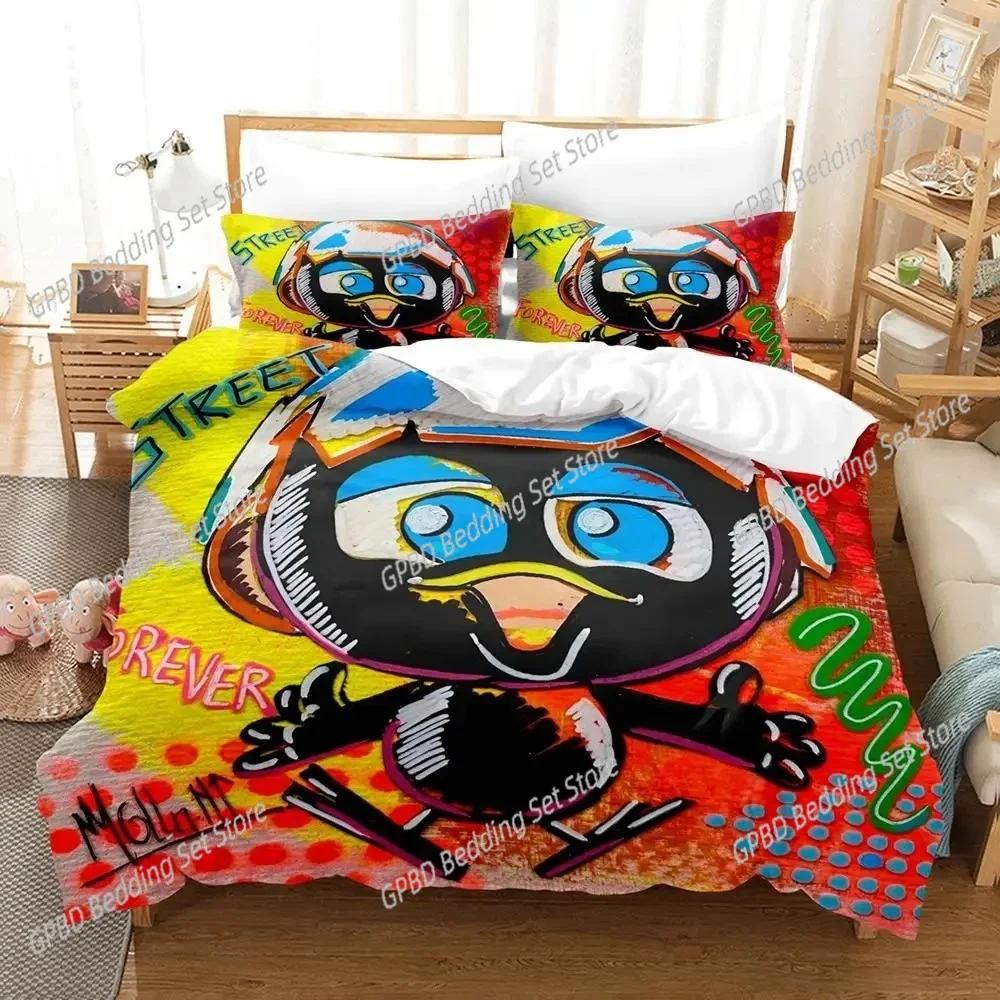 Anime Calimeros Bedding Set 3D Printed Suitable for Bedroom Duvet Cover Set With Pillowcases Kids Home Textile