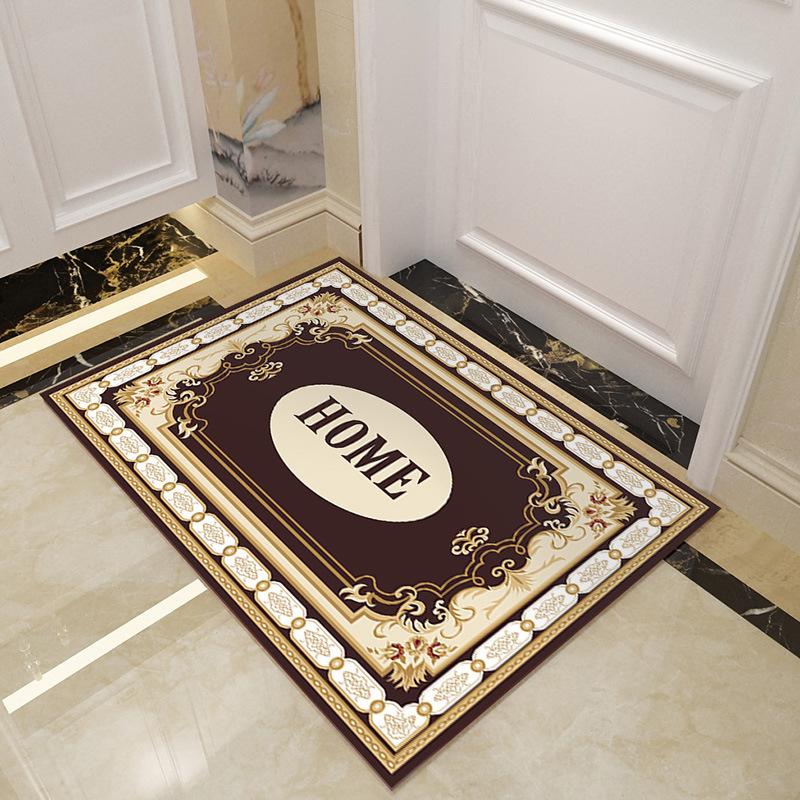 Home Floor Mat European Style Luxury Bathroom Non Slip Floor Mat Door Mat Bathroom Absorbent Floor Mat