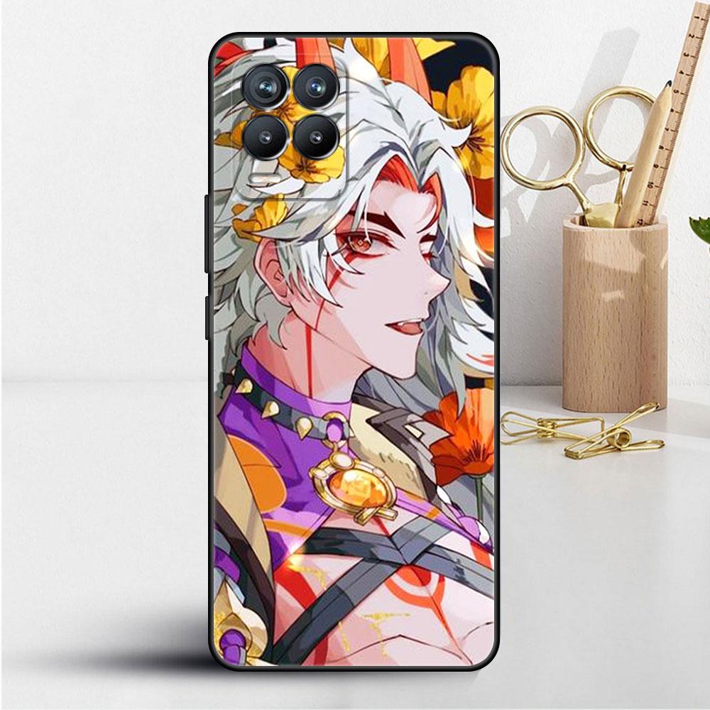 Genshin Impact Case For Realme 8 C21y GT Neo 2 3 8i C21 7 C11 6 C12 C35 C3 GT 9 Pro C12 Silicone TPU Phone Cover