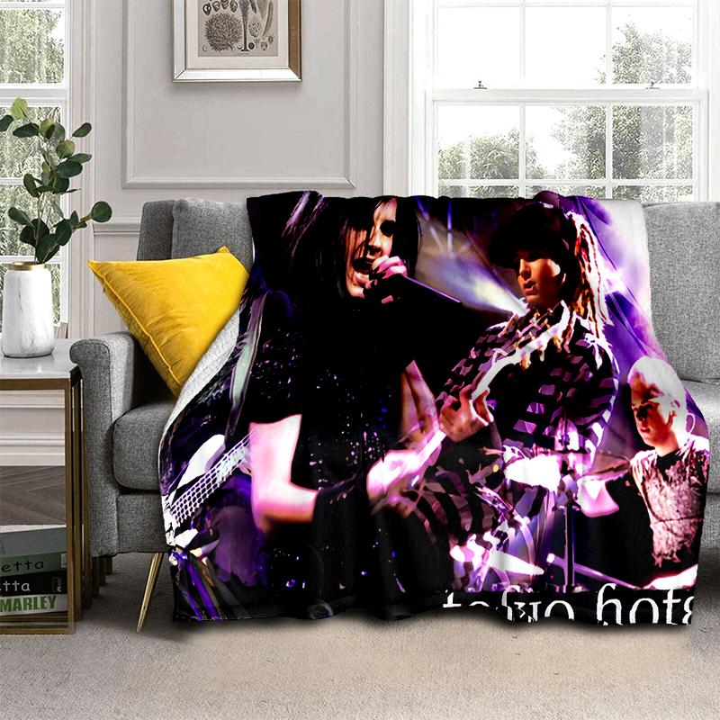 29 Styl Nový Tokio Hotel Rocková Kapela Tom Bill Kaulitz Deku, Měkká Přehozová Deku pro Domov Ložnici Postel Pohovka Kryt Dětský Dárek Kryt