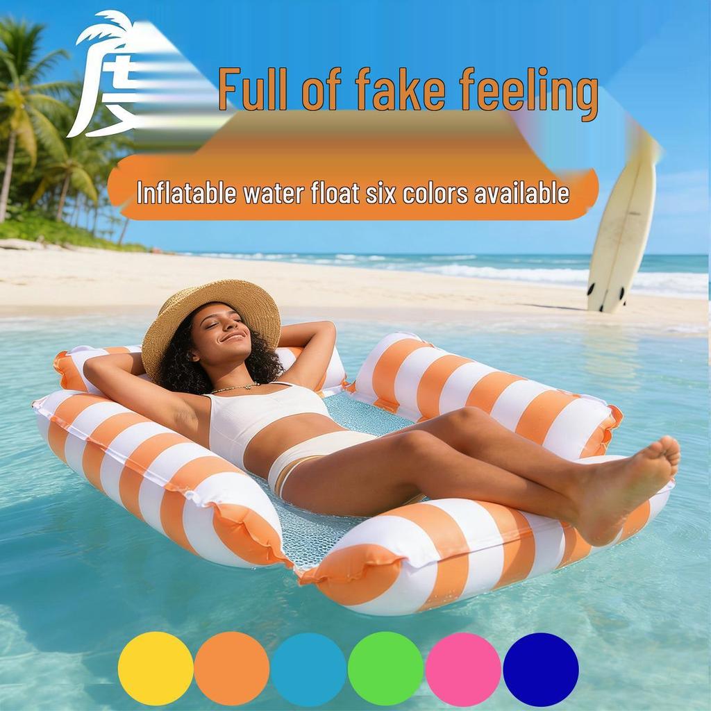 Z 4-Tube Inflatable Raft: Foldable Outdoor Lounge Chair & Water Hammock