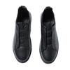 Men Soft Leather Casual Shoes Slip On Simple Design Platform Sneakers Lightweight Daily Walking Business Footwear